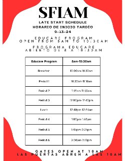 bell schedule 